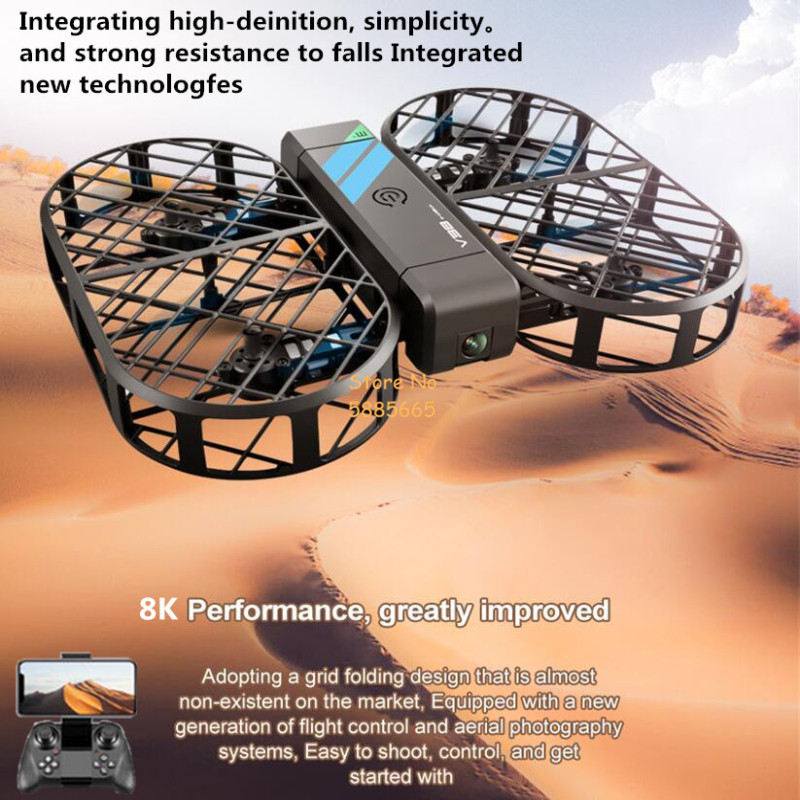 Rc Helicopter Case - 8K HD-camera 360° ° Bescherming Optische