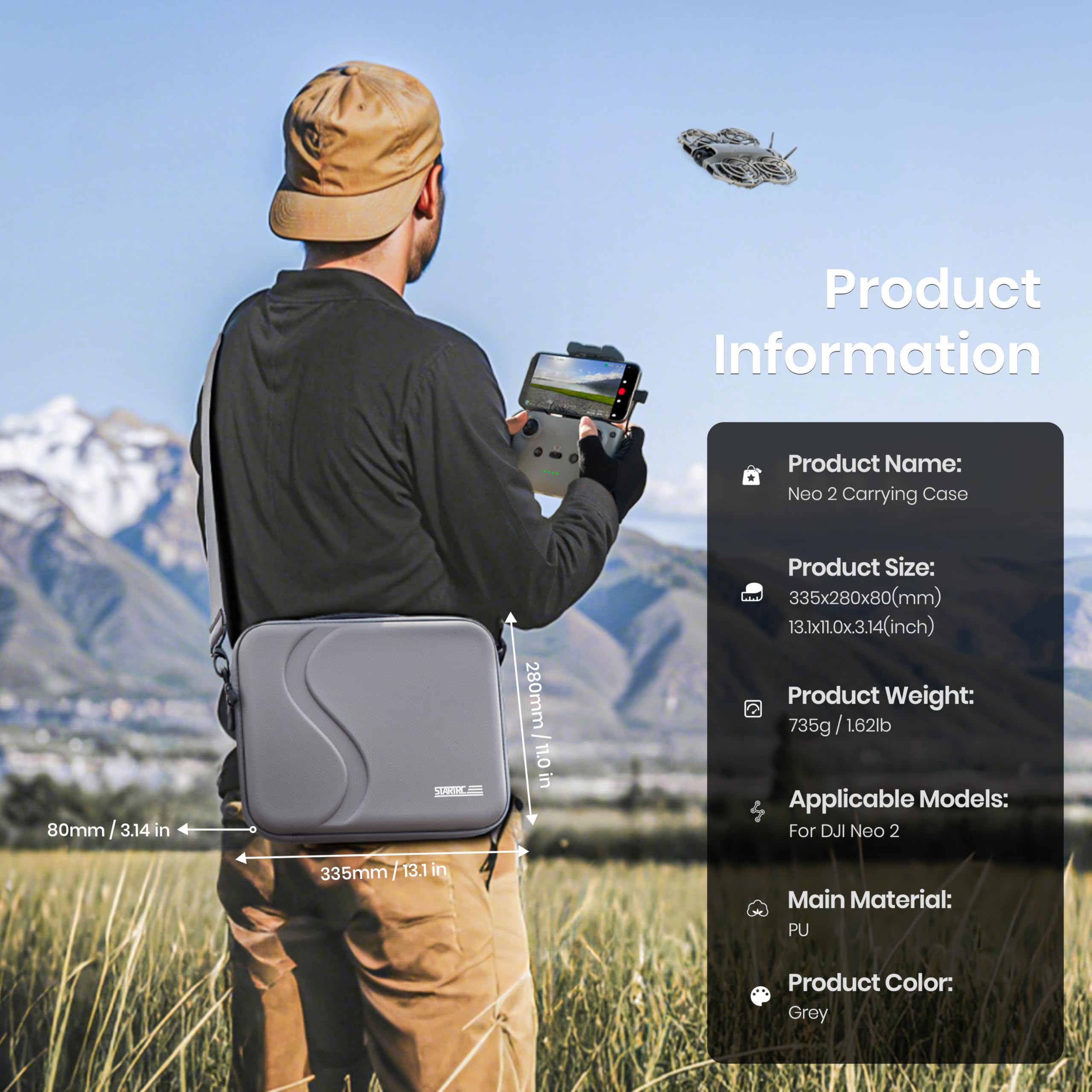 Draagtas voor DJI Neo 2 access - Rc Helicopter Bag recensie en prijs